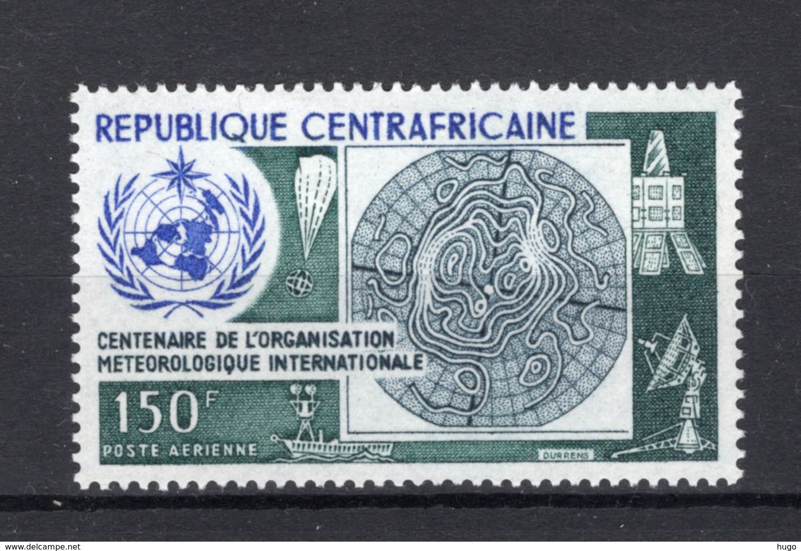 CENTRAFRICAINE Yt. PA121 MH* Luchtpost 1973 - Centraal-Afrikaanse Republiek