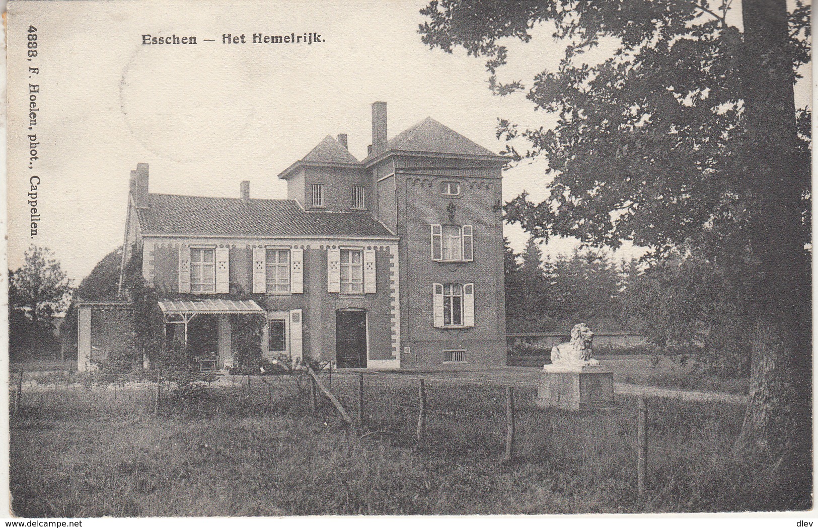 Essen - Esschen - Het Hemelrijk - 1911 - F. Hoelen, Phot. Cappellen 4888 - Essen