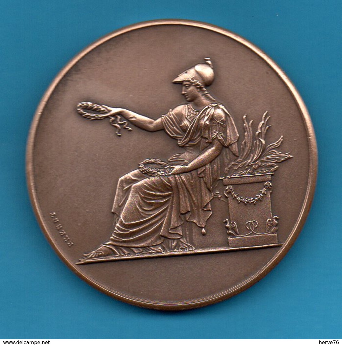 Médaille En Bronze  - 1910-1911 - Association Polytechnique - Cours Gratuits - Mlle DULIEU Adèle - Autres & Non Classés