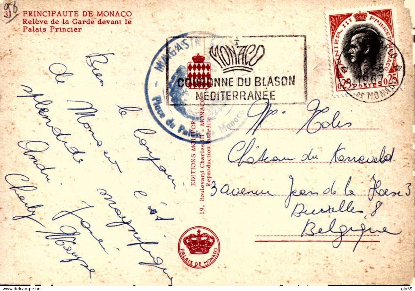 POUR TIMBRE MONACO / 20 CARTES POSTALES  GRAND  FORMAT / MONACO /LOT  800/ 10