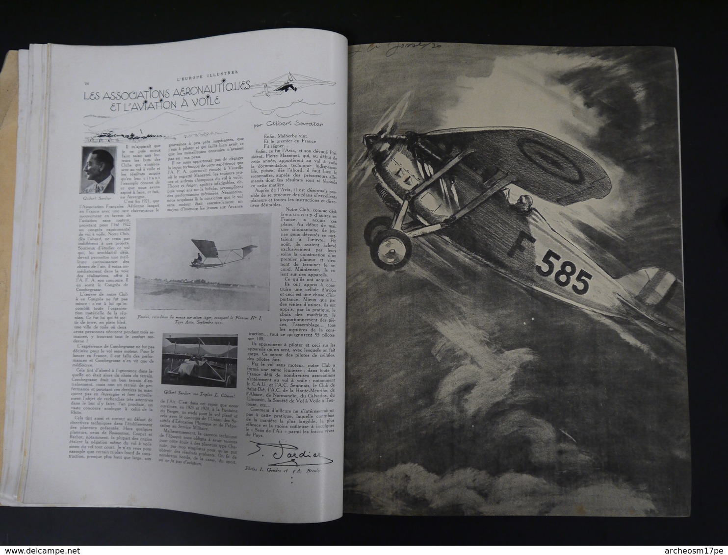Revue L'Europe Illustrée Ministère De L'Air Aviation Française 1930 Le Brix Aviateur Aéronautique Avion Lignes Aériennes - 1900 - 1949
