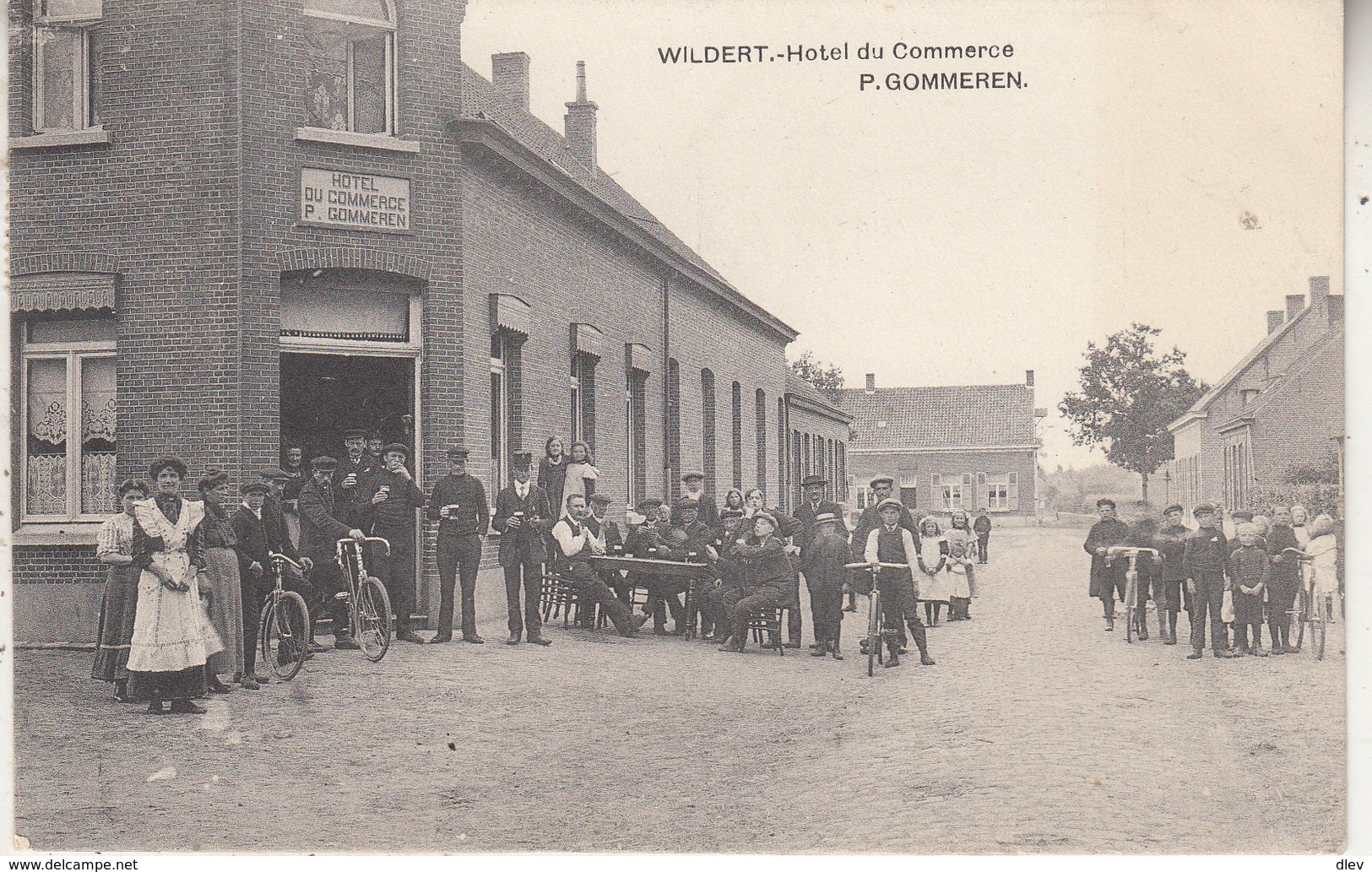 Wildert - Hôtel Du Commerce - P.  Gommeren - Zeer Geanimeerd - 1912 - Hotel's & Restaurants