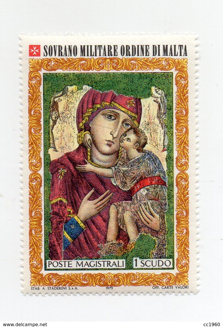 S.M.O.M. - 1972 - Natale - Nostra Signora Di Damasco - 1 Valore - Nuovo - Vedi Foto - (FDC13840) - Malte (Ordre De)