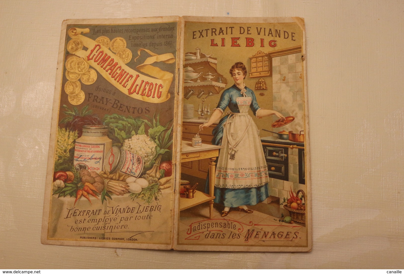 Compagnie LIEBIG, Extrait Du Guide De La Bonne Cuisinière Par Mme C. Durandeau  Paris - 1887 (48 Pages) - Liebig