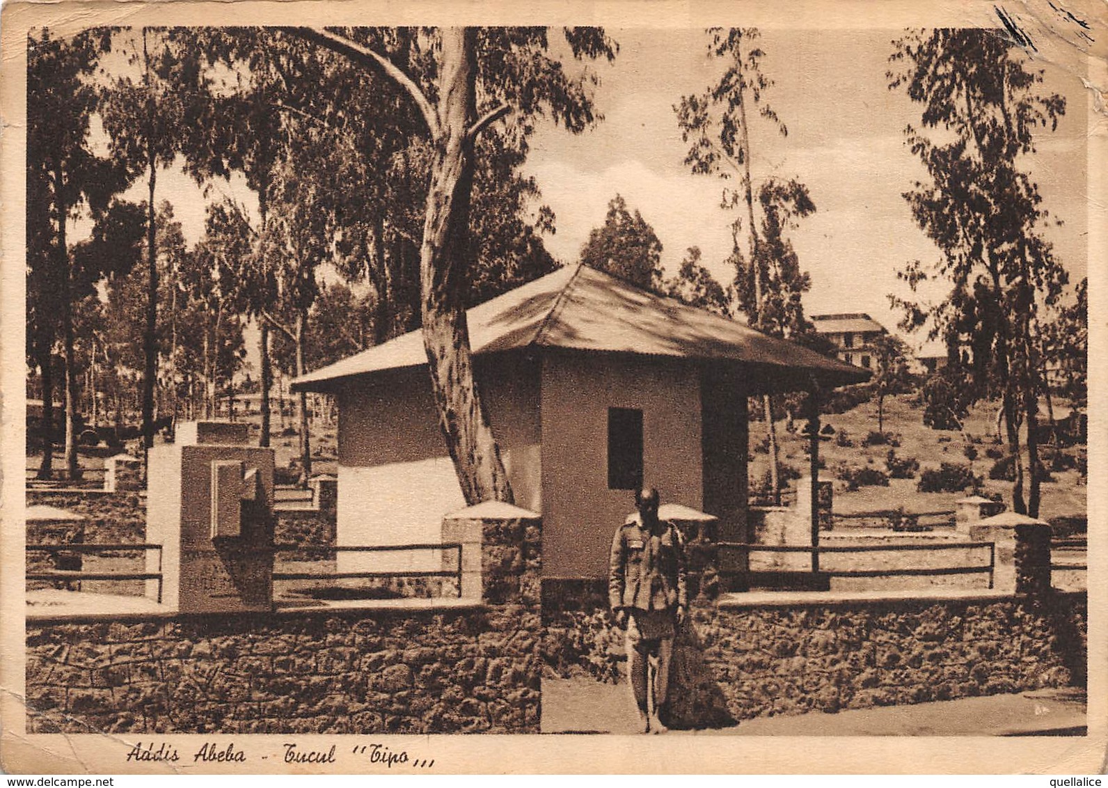 0827 "ETIOPIA - ADDIS ABEBA - TUCUL - TIPO" ANIMATA, AFFRANCATURA DELLE COLONIE.  CART SPED 1939 - Etiopia