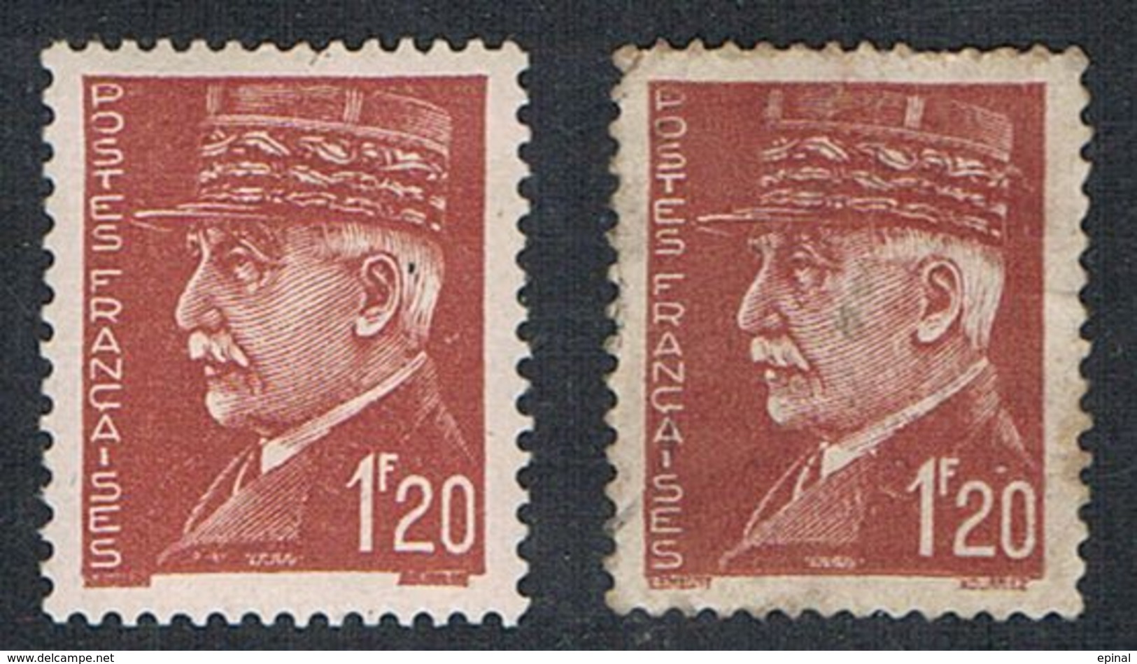 FRANCE : N° 515 ** Et Oblitéré (Type Pétain) - PRIX FIXE - - 1941-42 Pétain