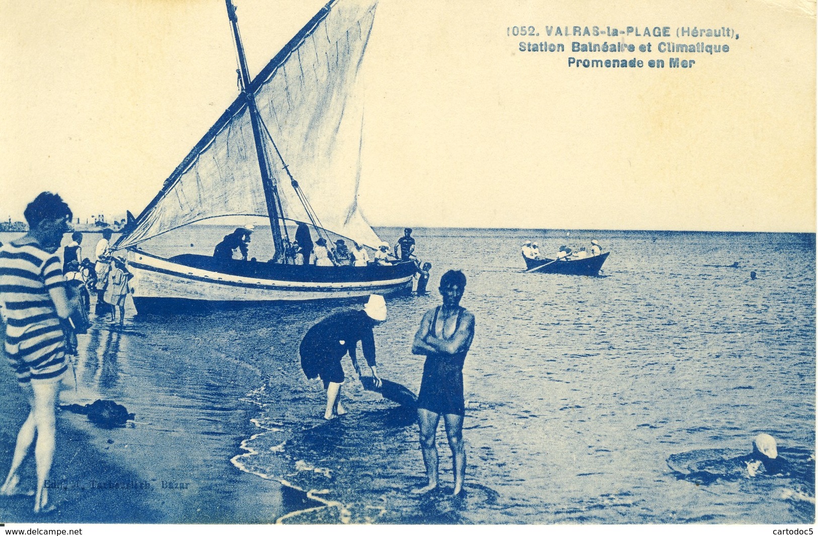 Valras-la-Plage Promenade En Mer   Station Balnéaire Et Climatique (Hérault)      Cpa - Autres & Non Classés