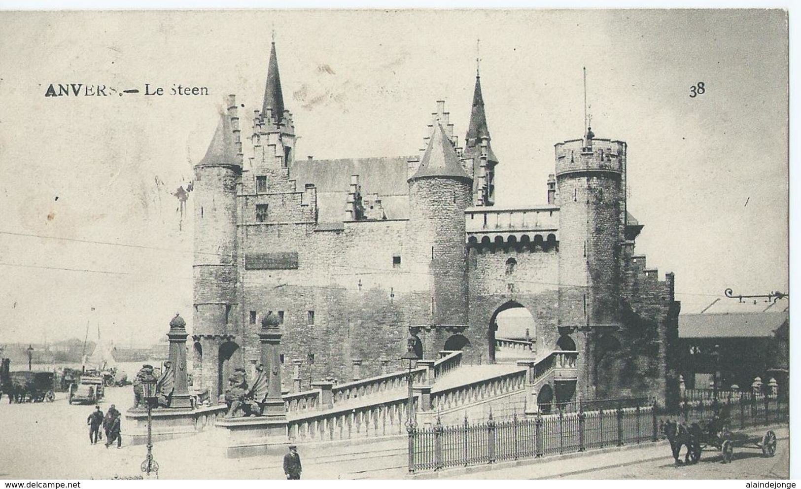 Antwerpen - Anvers - Le Steen - 38 - 1910 - Antwerpen