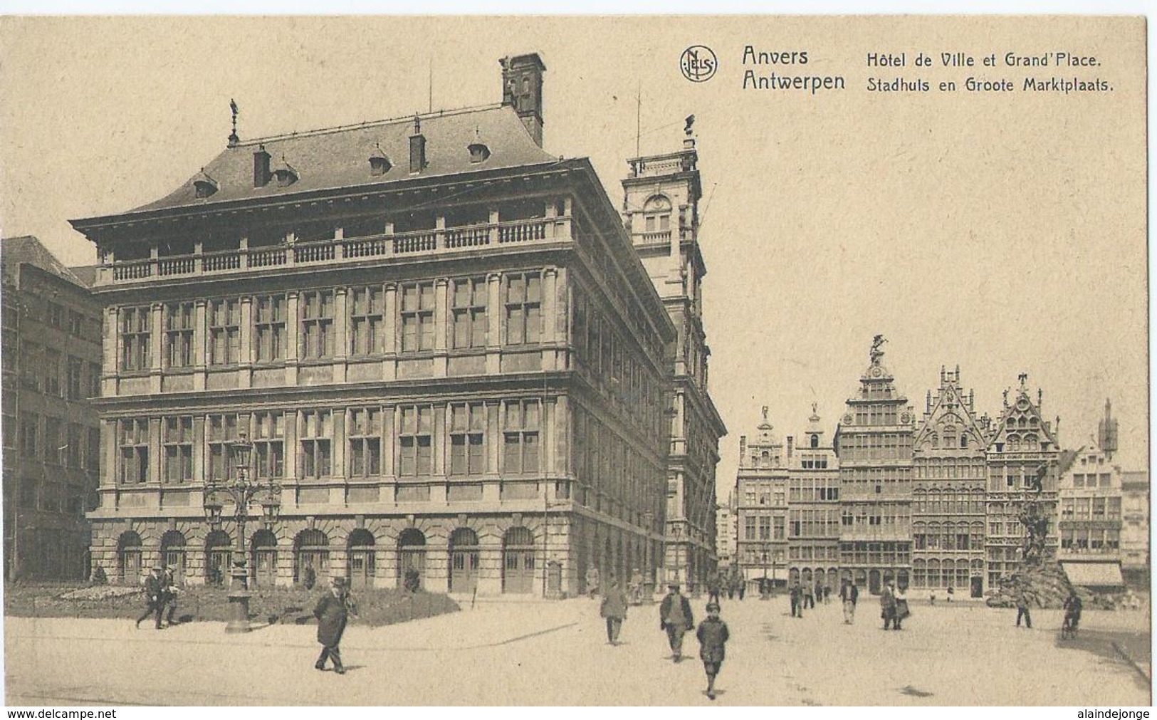 Antwerpen - Anvers - Hôtel De Ville Et Grand'Place - Stadhuis En Groote Marktplaats - Ern. Thill Série 25 No 21 - 1928 - Antwerpen