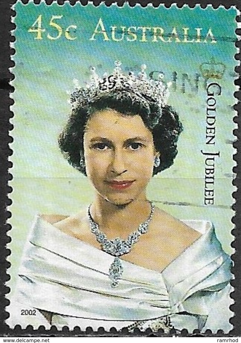 AUSTRALIA 2002 Golden Jubilee - 45c Queen Elizabeth In 1953 FU - Oblitérés