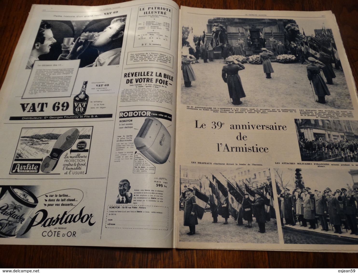 Le Patriote Illustré N° 46 Du 17/11/1957.Les Belges Dans L'Antartique,a La Découverte Du Ciel,parade Rouge à Moscou - Informations Générales