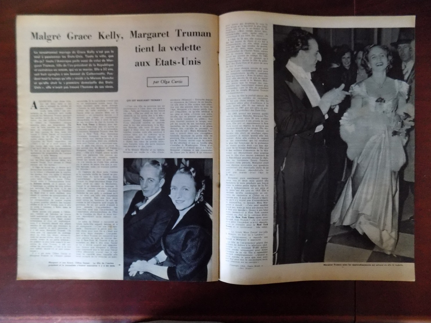 Le Soir Illustré n° 1243 Mgr. Makarios - Jack Palance & Ida Lupino - Grace Kelly - drame à Chamonix - Margaret Truman...