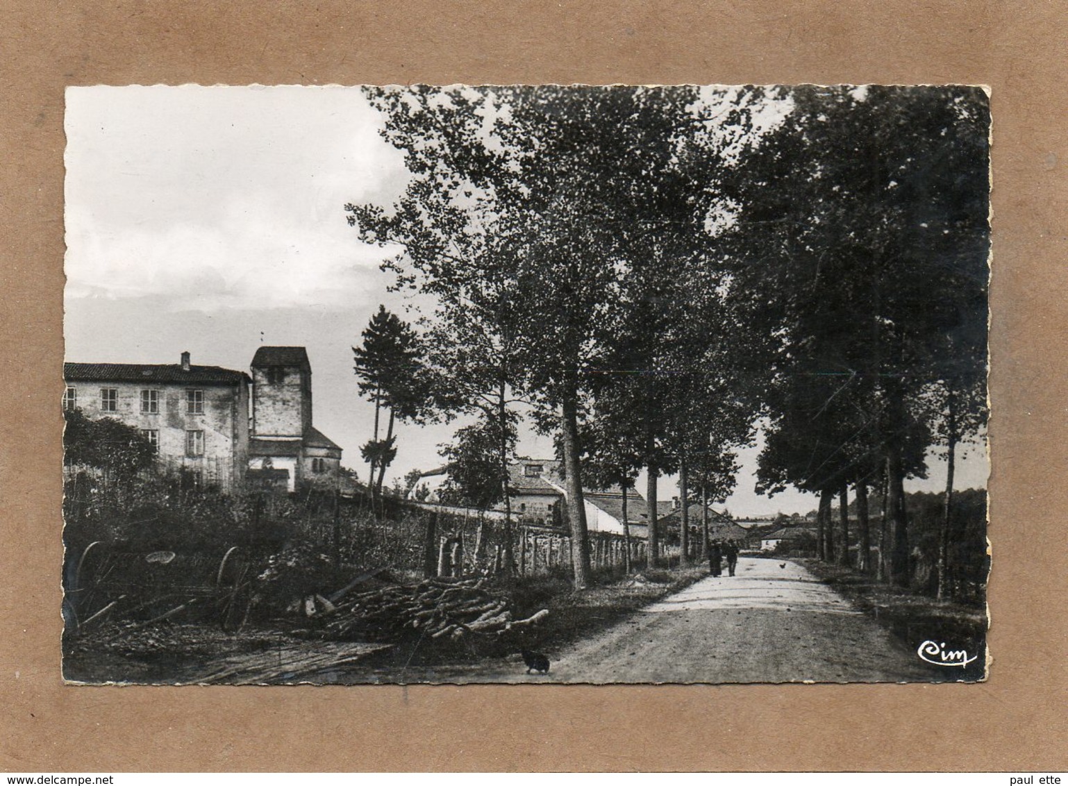 CPSM Dentelée - DOMPAIRE (88) - Aspect Du Quartier De L'Eglise De Viéville Dans Les Années 50 - Dompaire