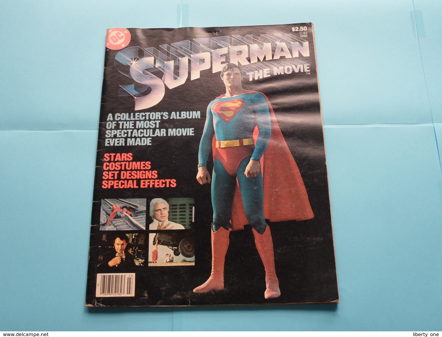 DC COMICS SUPERMAN The Movie COLLECTOR`S ALBUM / MAGAZINE C-62 32182 1979 Reeves ( See Photos ) - Films