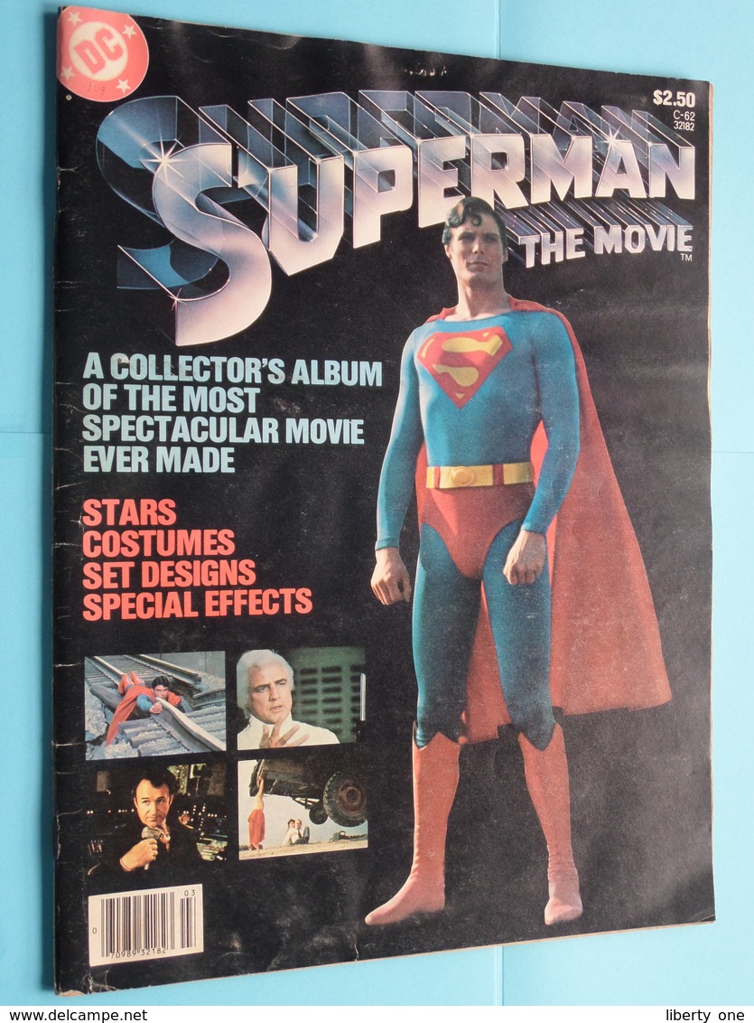 DC COMICS SUPERMAN The Movie COLLECTOR`S ALBUM / MAGAZINE C-62 32182 1979 Reeves ( See Photos ) - Films