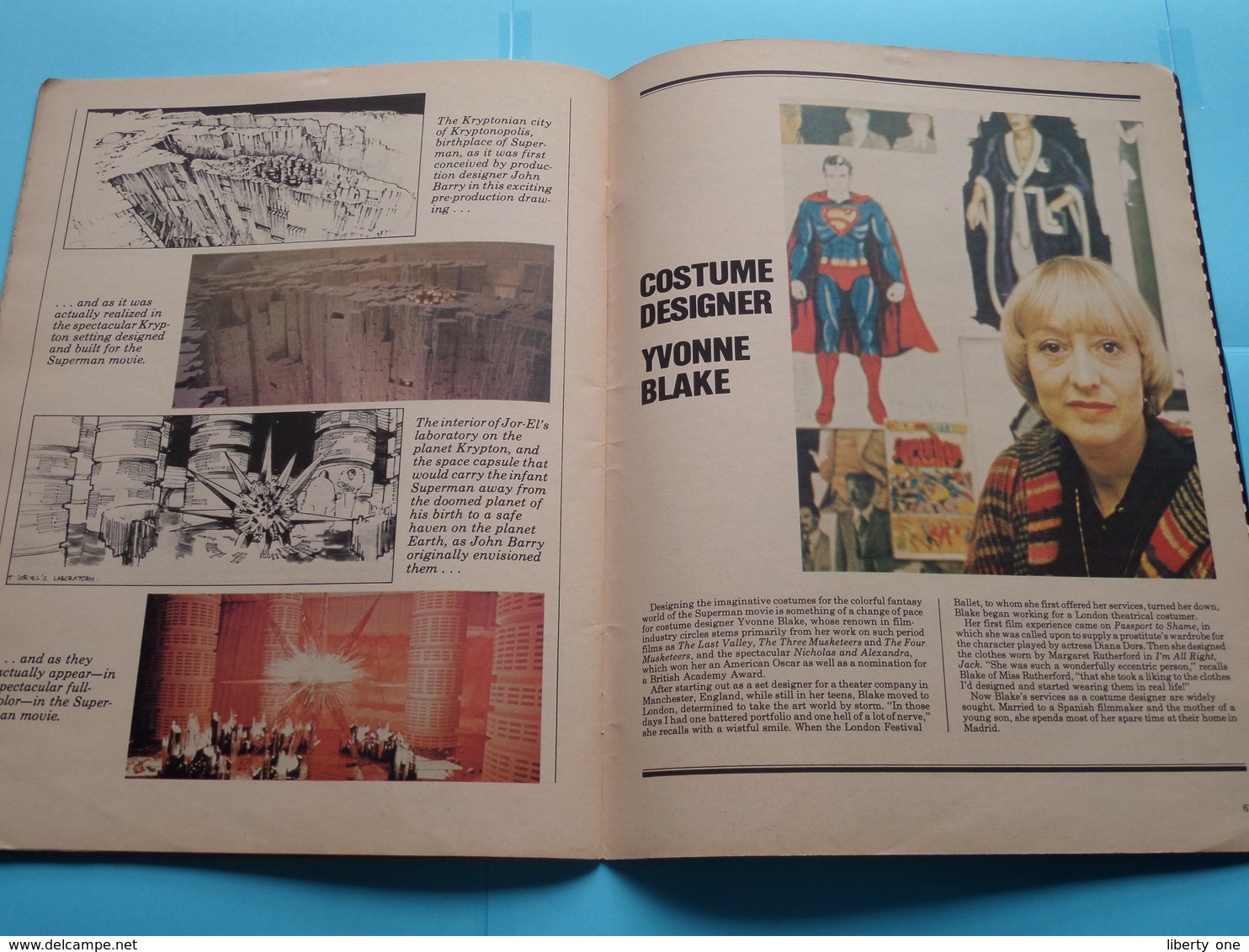 DC COMICS SUPERMAN The Movie COLLECTOR`S ALBUM / MAGAZINE C-62 32182 1979 Reeves ( See Photos )