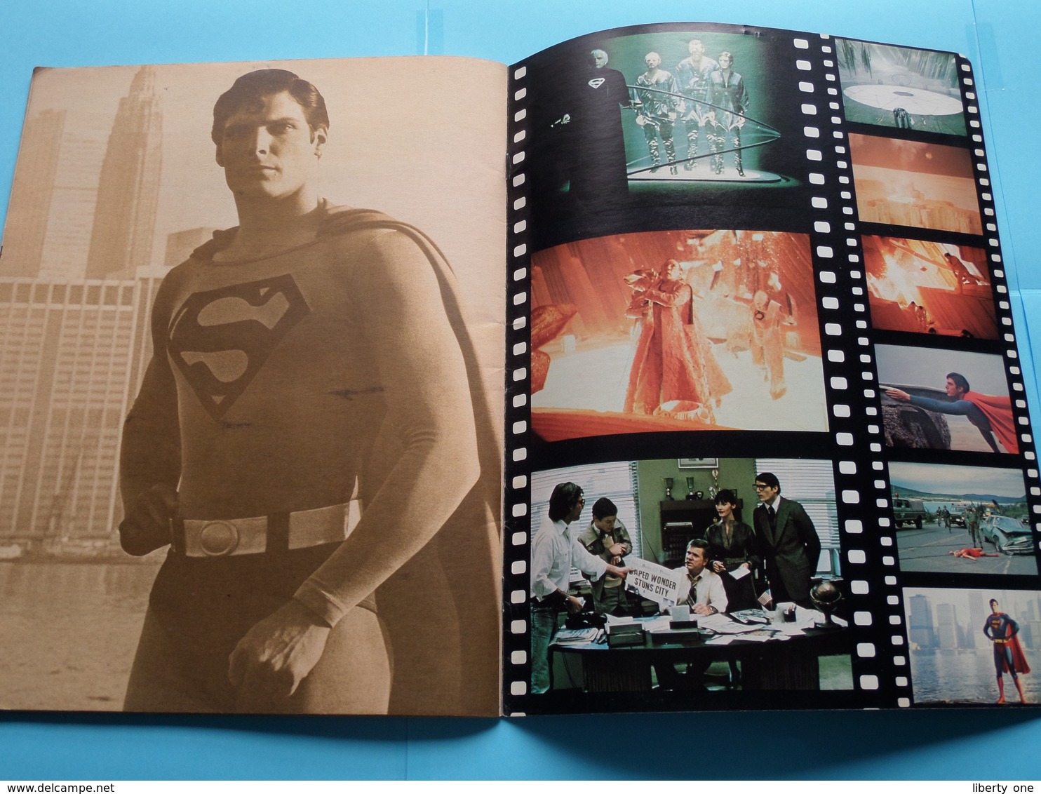 DC COMICS SUPERMAN The Movie COLLECTOR`S ALBUM / MAGAZINE C-62 32182 1979 Reeves ( See Photos )