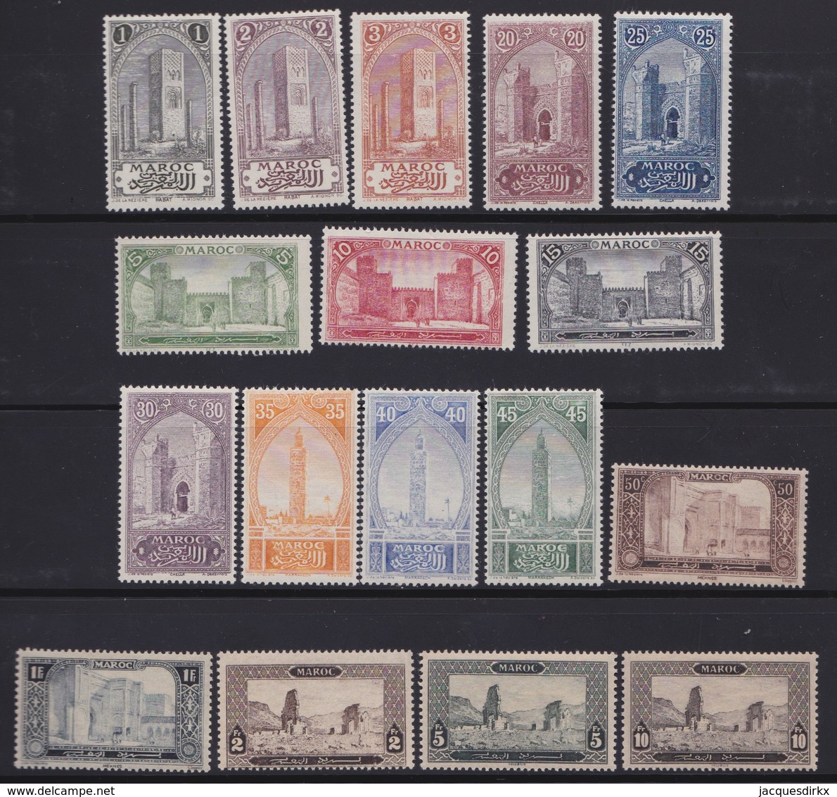 Maroc  .     Yvert  .    63/79       .   **    .   Neuf SANS  Charniere   .   /   .    MNH - Neufs