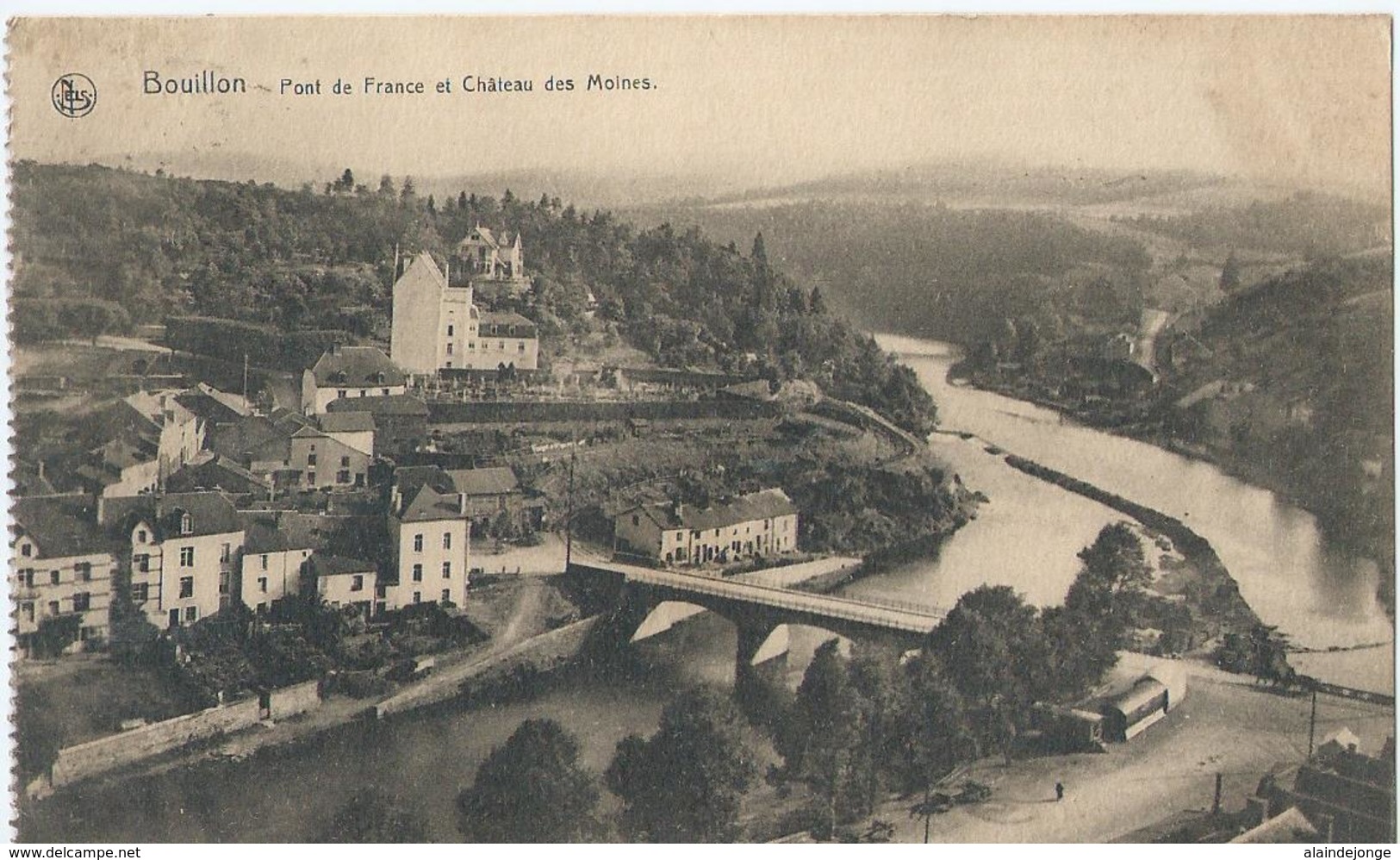 Bouillon - Pont De France Et Château Des Moines - 1925 - Bouillon