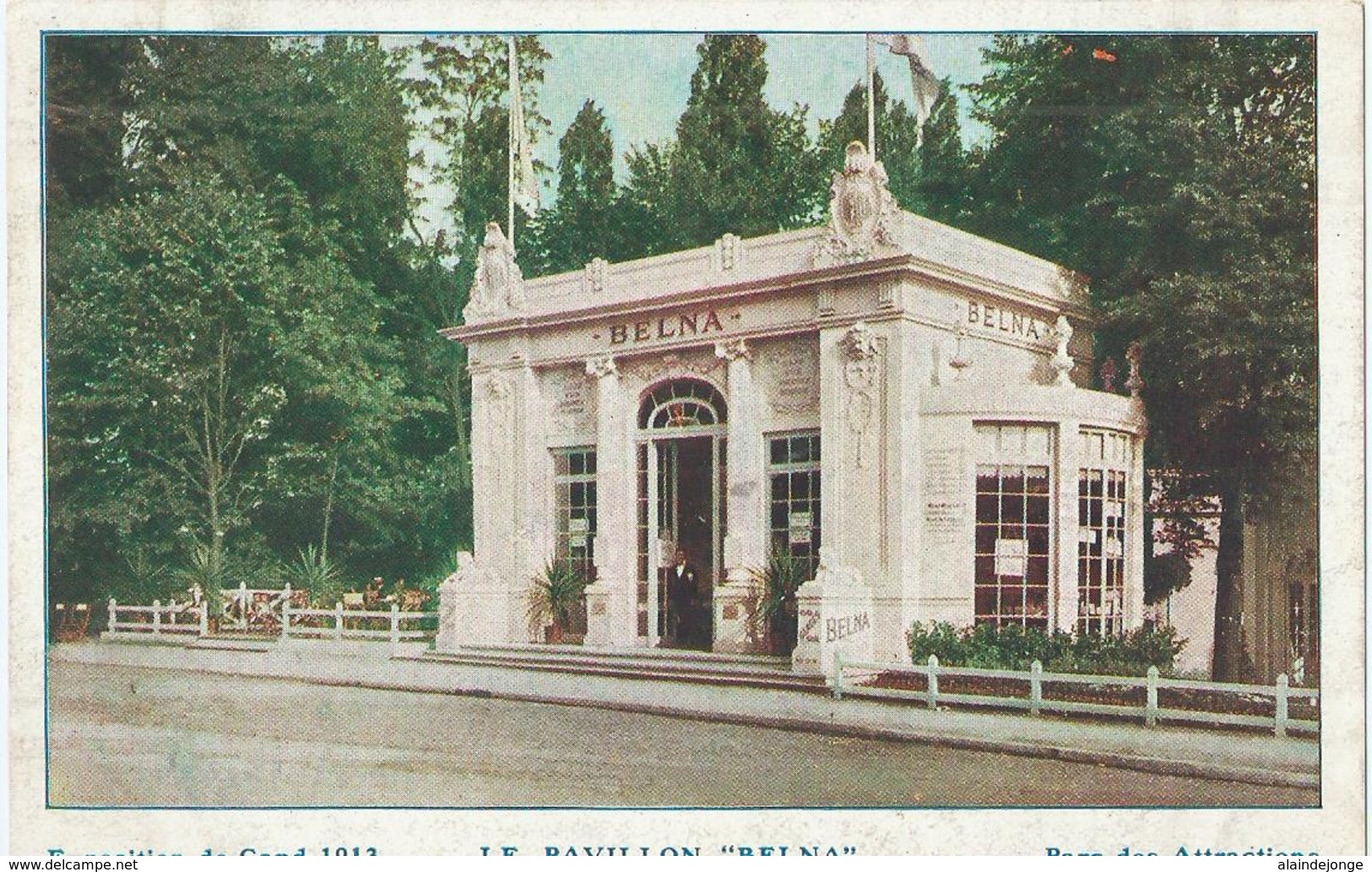 Gent - Gand - Exposition De Gand 1913 - Le Pavillon " Belna " - O. De Rijcker & Mendel - Gent