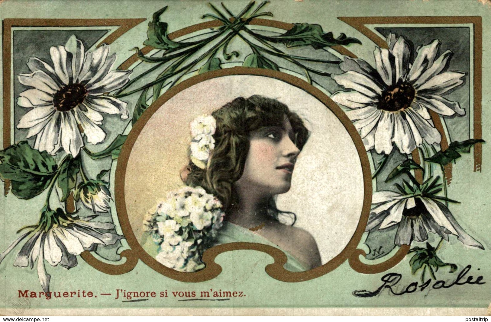 1906  MARGUERITE J'IGNORE SI VOUS M'AIMEZ  ROSALEE - 1900-1949