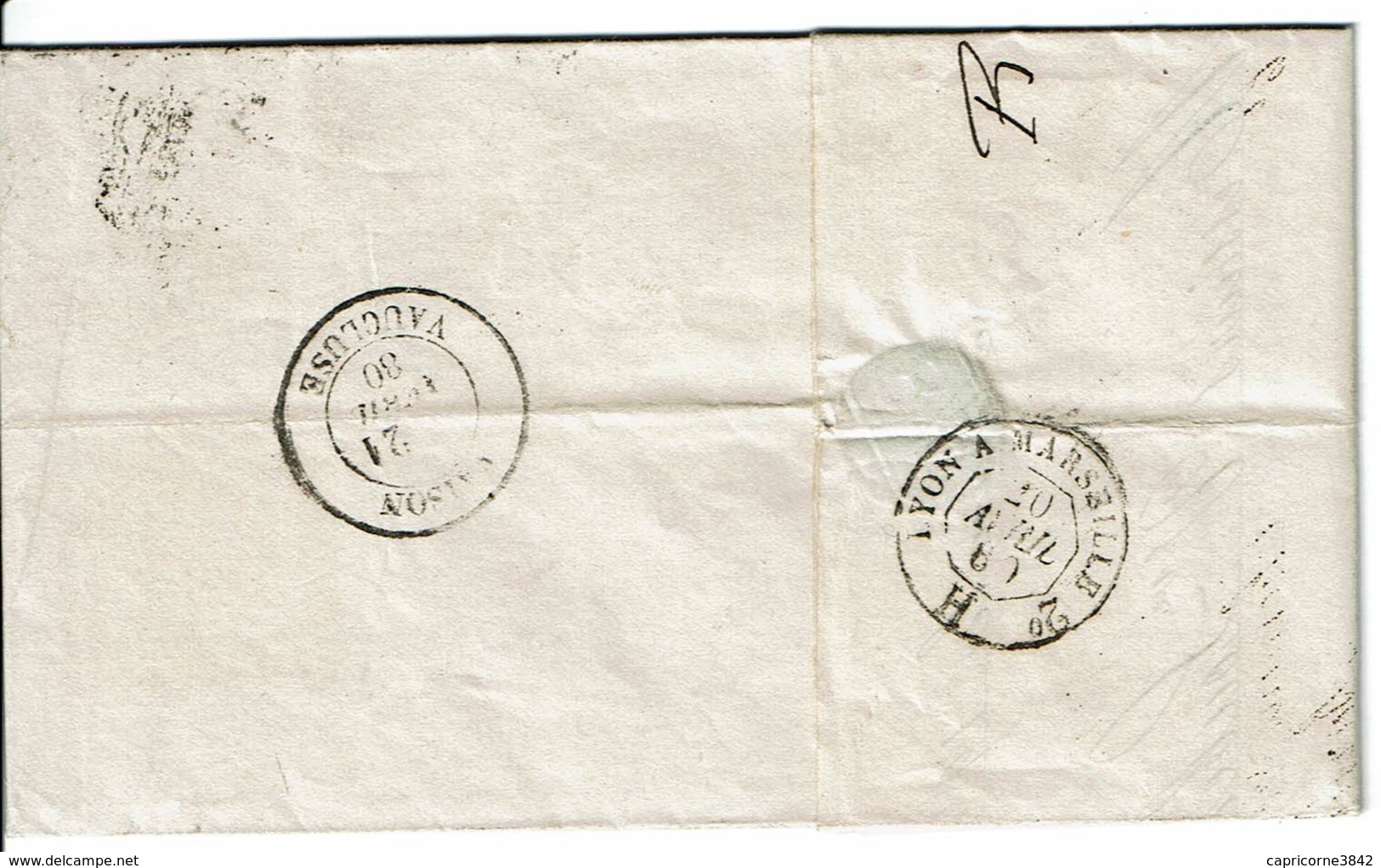 1890 - Lettre De Rouen Pour Vaison - Tp Sage 15ct Type II (n°90) Bleu Très Foncé/bleu - Voir Verso Convoyeur Jour - 1877-1920: Période Semi Moderne