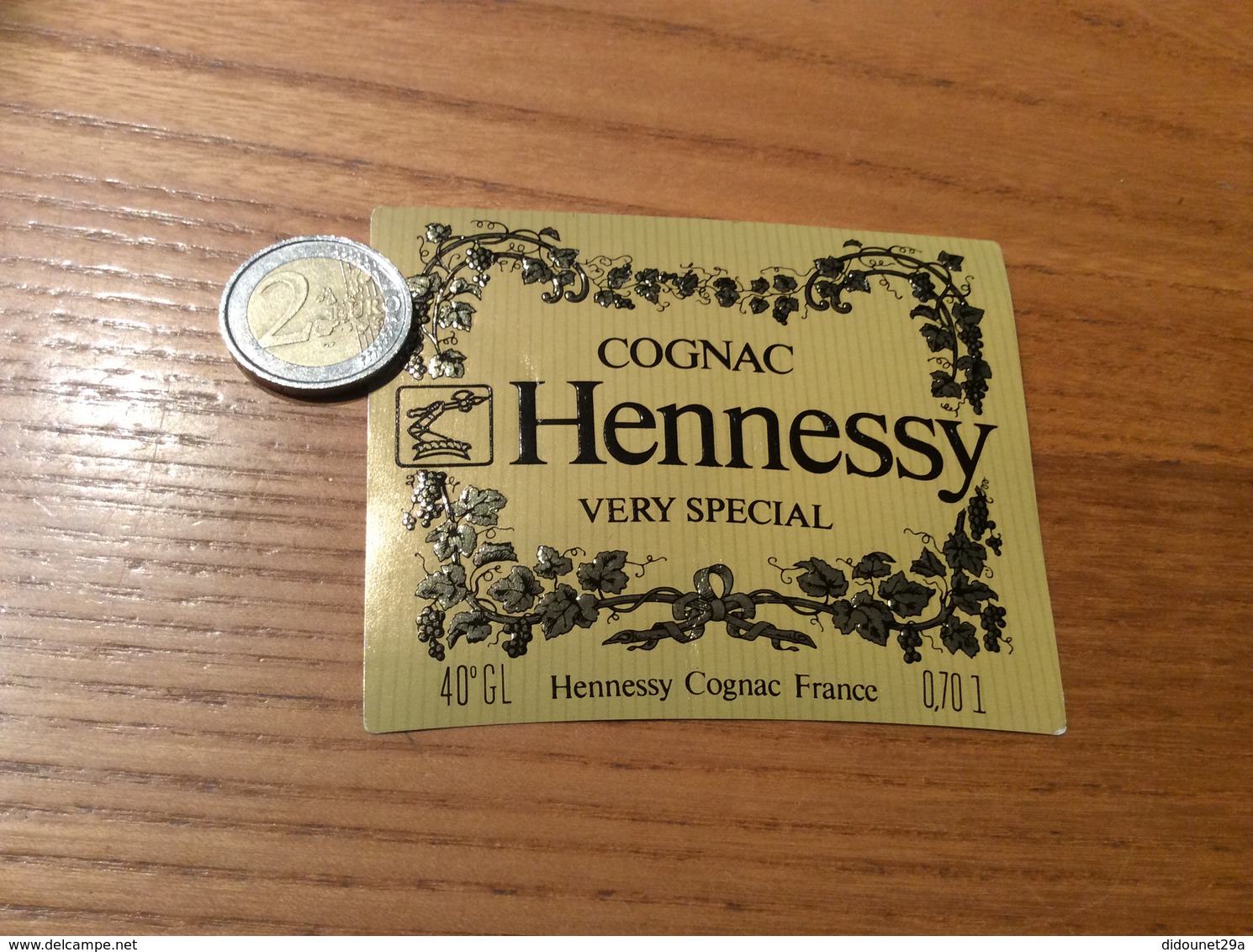 Etiquette « COGNAC Hennessy - VERY SPECIAL » - Autres & Non Classés