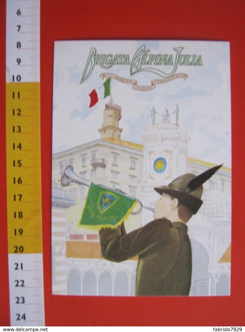 A.03 ITALIA ANNULLO - 1996 UDINE TERREMOTO FRIULI 1976 69^ ADUNATA NAZIONALE ALPINI ANA ALPINO CARD BRIGATA ALPINA JULIA - Altri & Non Classificati