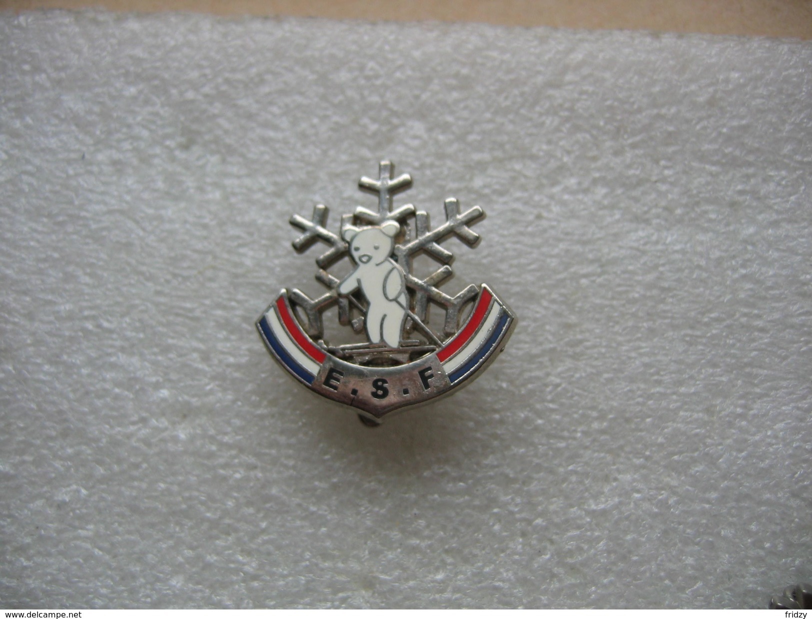 Broche De L'Ecole Du Ski Francais (ESF). Médaille Ourson, Jardin D'enfants - Sports D'hiver