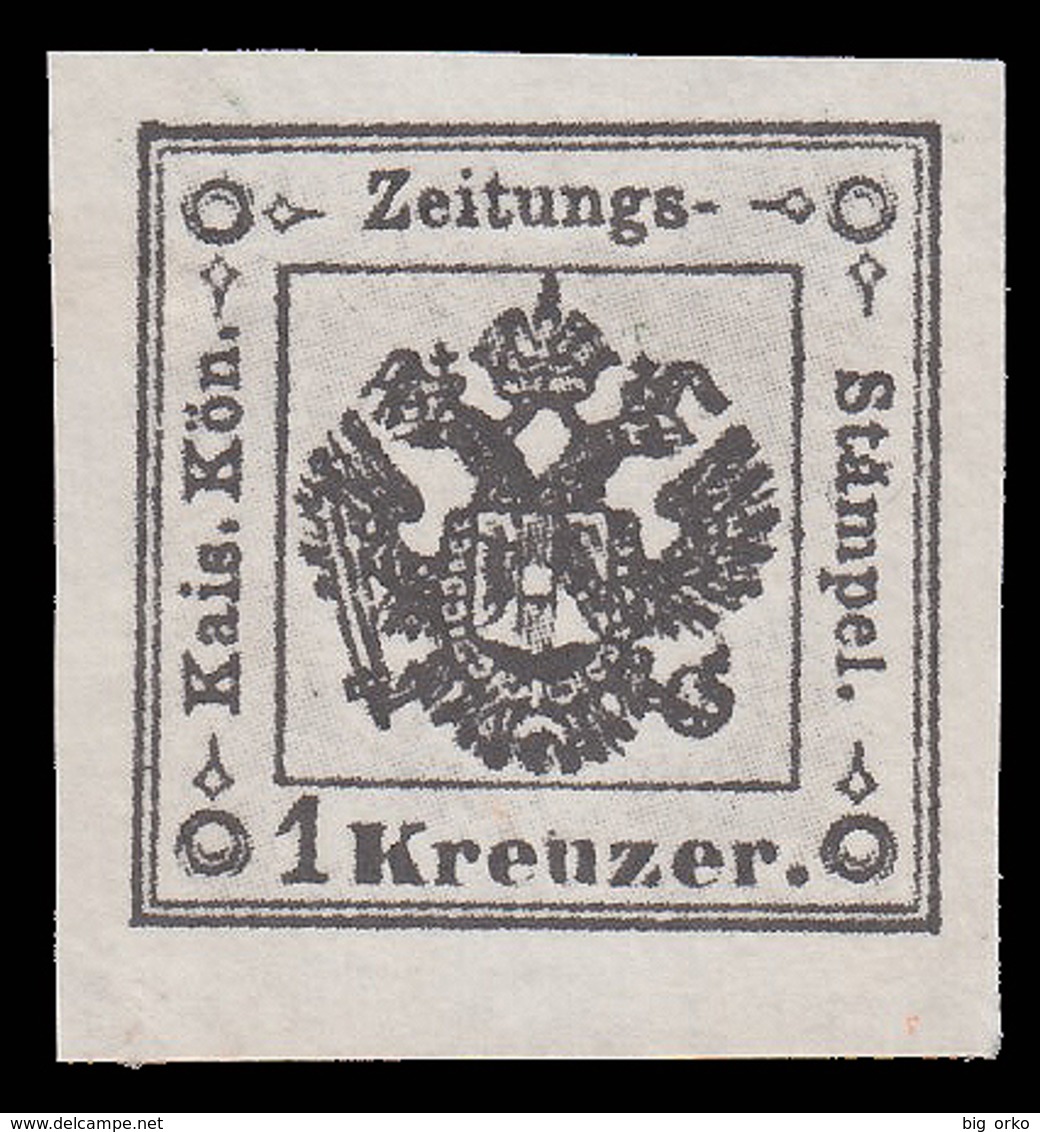 Lombardo Veneto: Segnatasse Per Giornali / Stemma Austro-ungarico 1 K Nero - 1858/59 - Lombardo-Veneto