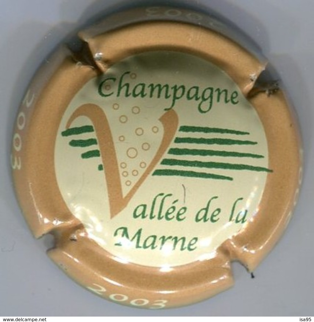 CAPSULE-CHAMPAGNE VALLEE DE LA MARNE N°27 Millésime 2003 - Vallée De La Marne