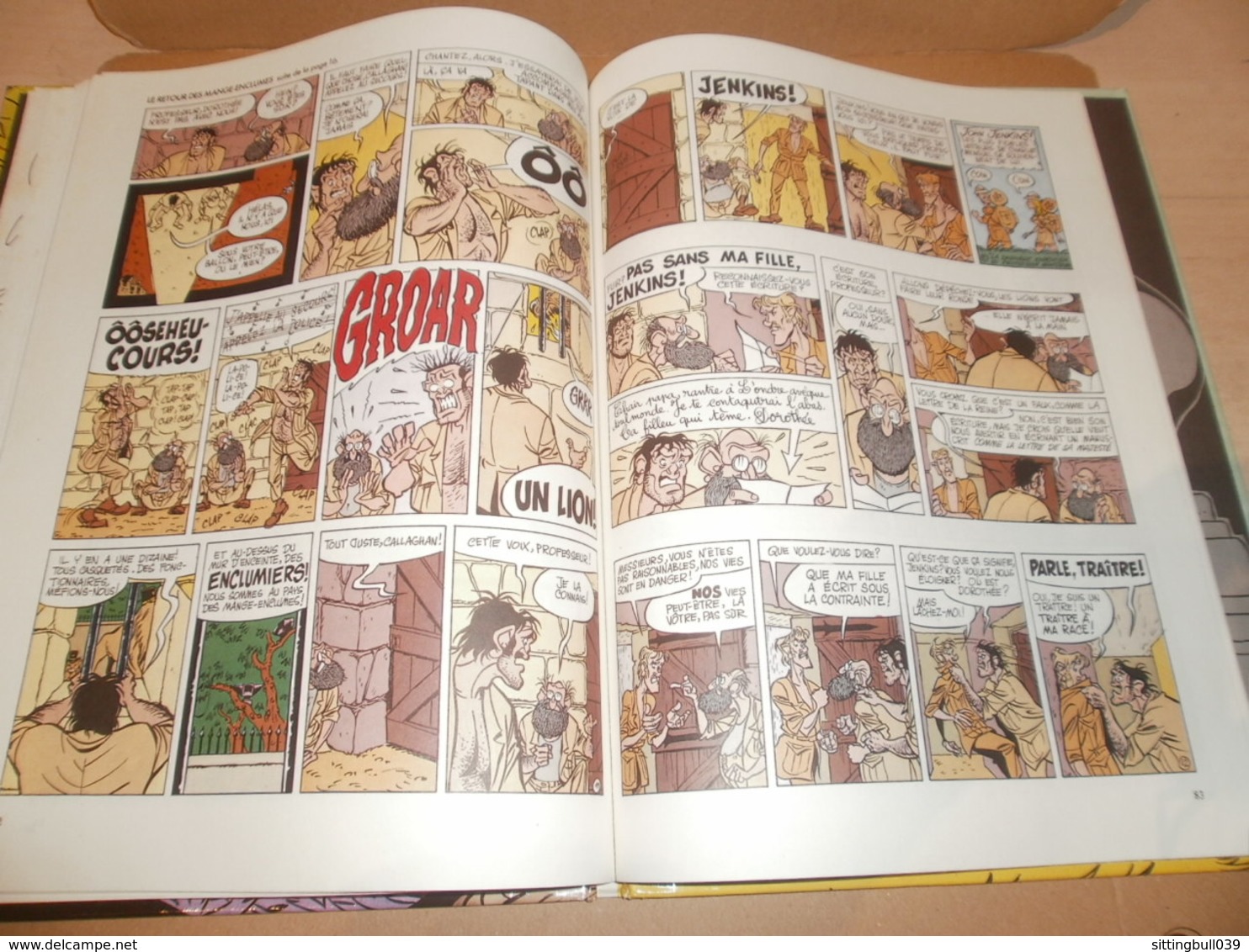 HUGOT. Les Expéditions du Professeur ARMSTRONG T1. Edition Originale 1985 avec dédicace. Ed. DARGAUD