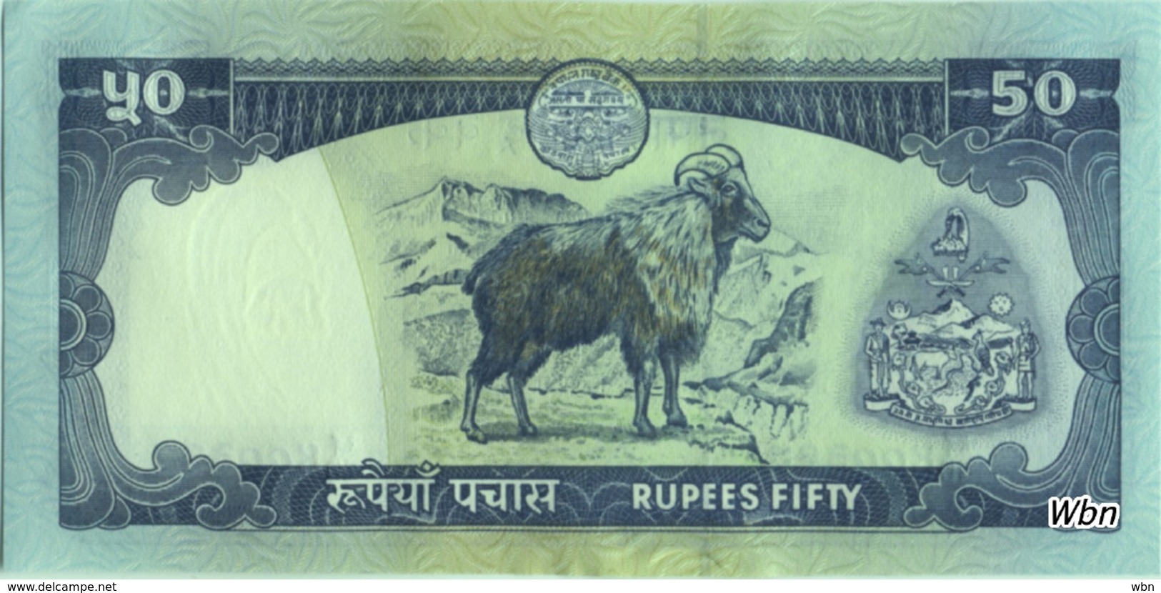 Nepal 50 Rupee (P33c) Sign 14 -UNC- - Népal