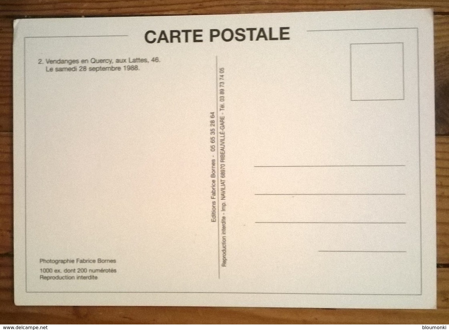 Lot De 7 Cartes Postales / Vieux Metiers / Photo Fabrice Bornes - Farmers