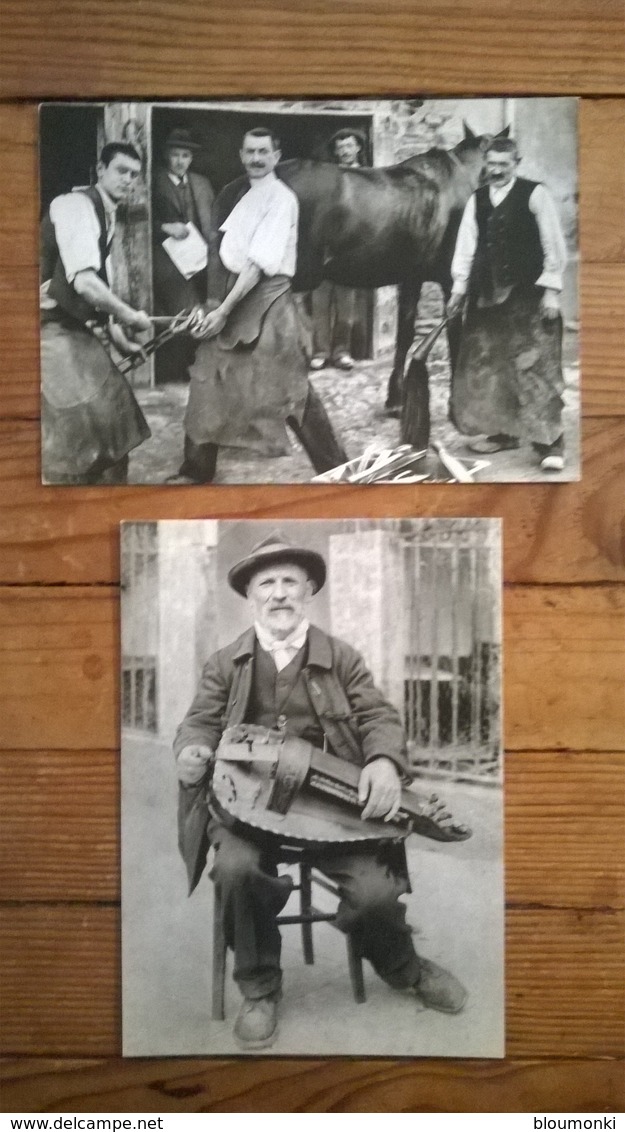 Lot De 10 Cartes Postales / Vieux Metiers /série "il était Une Fois L'Auvergne Et Les Cévennes" - Bauern