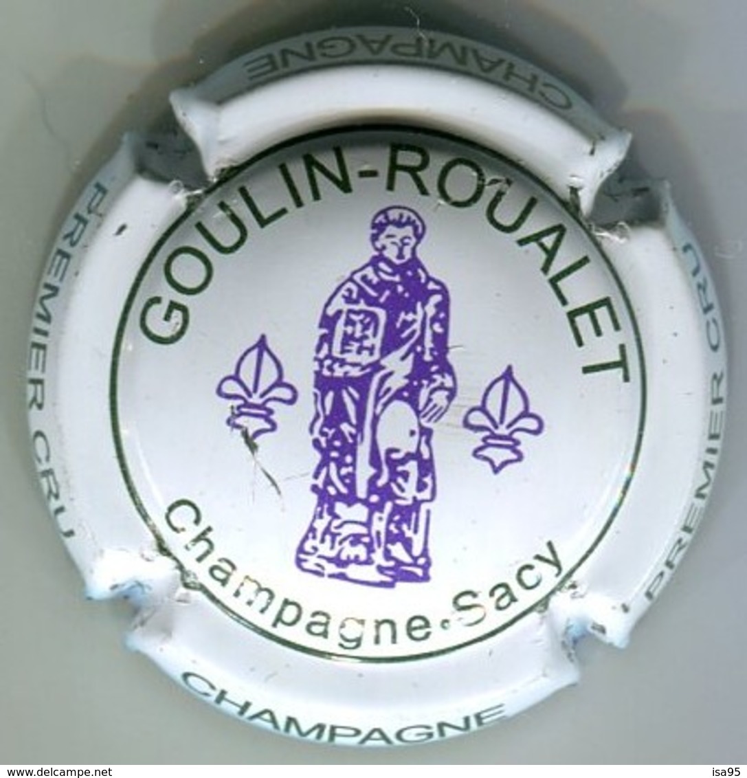 CAPSULE-CHAMPAGNE GOULIN-ROUALET N°24 Incs Sur Contour Blanc - Autres & Non Classés