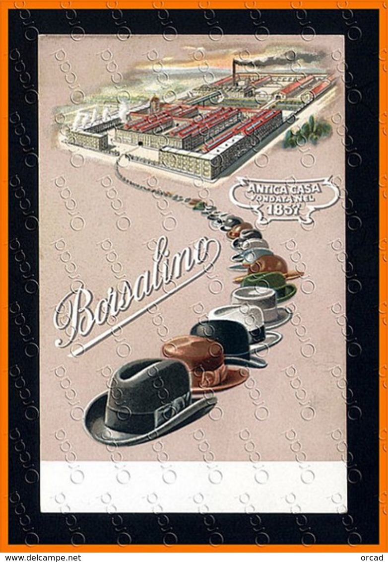 BORSALINO Alessandria Fabbrica Di Cappelli E Berretti 2385.C893 - Advertising