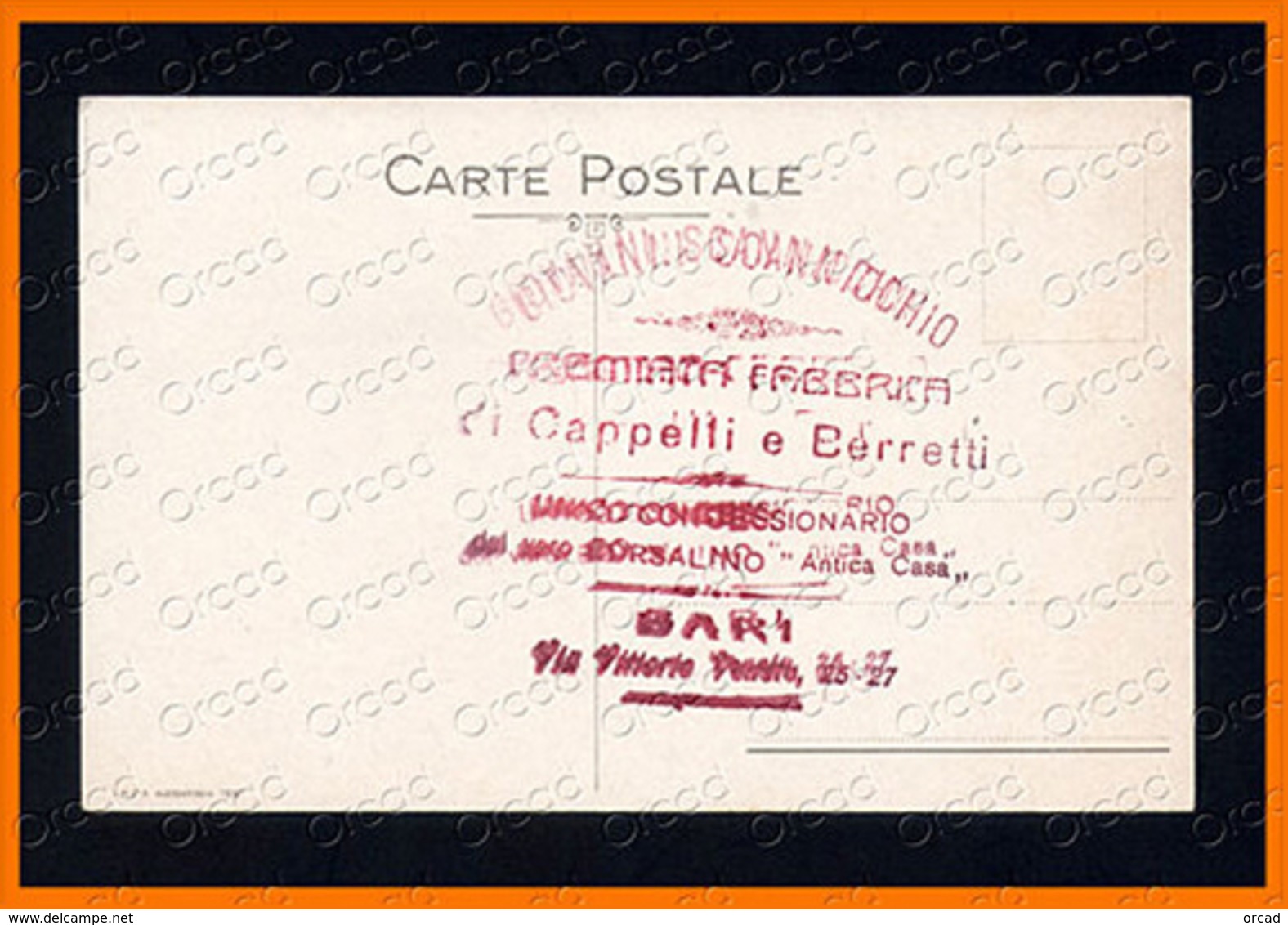 BORSALINO Alessandria Fabbrica Di Cappelli E Berretti 2385.C893 - Advertising