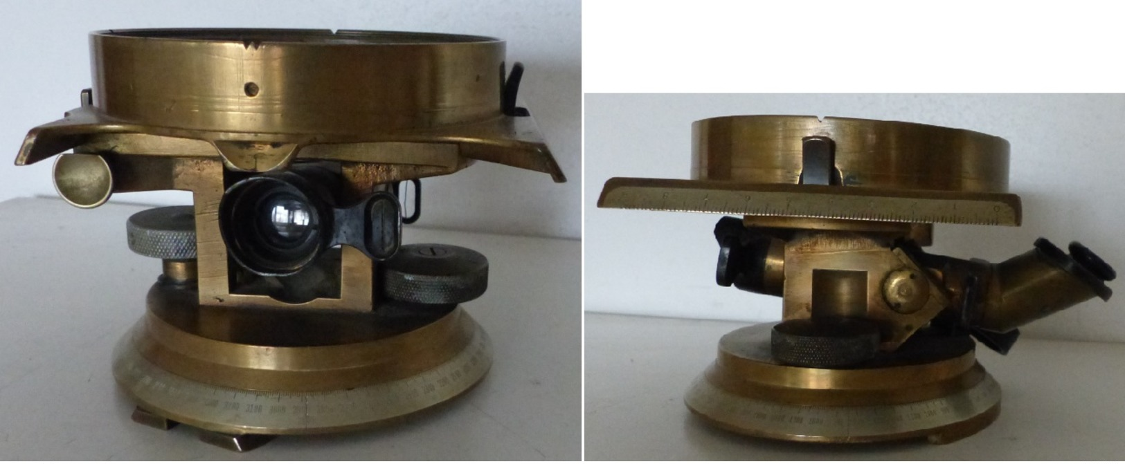 FUSSARTILLERIE COMPASS - Boussole De Réglage D'artillerie Allemande 1914 1918 - 1914-18