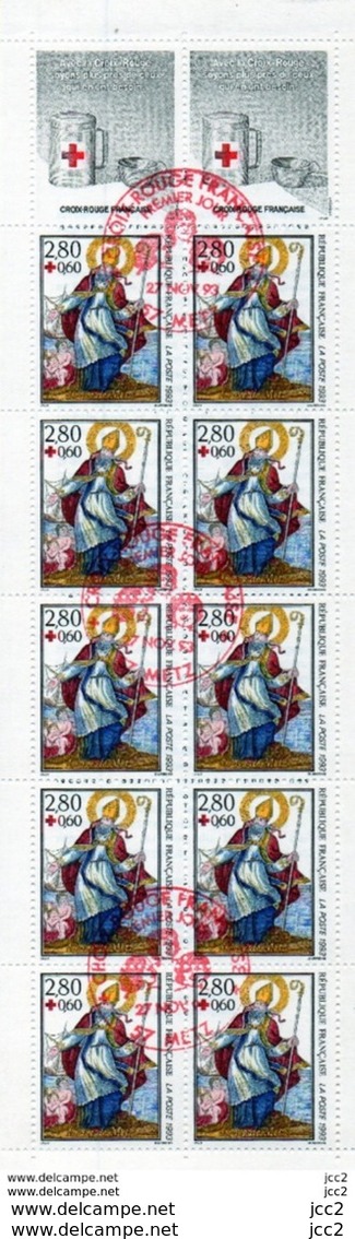 BC- 2042 - Oblitéré - Croix-Rouge1993 - Croix Rouge