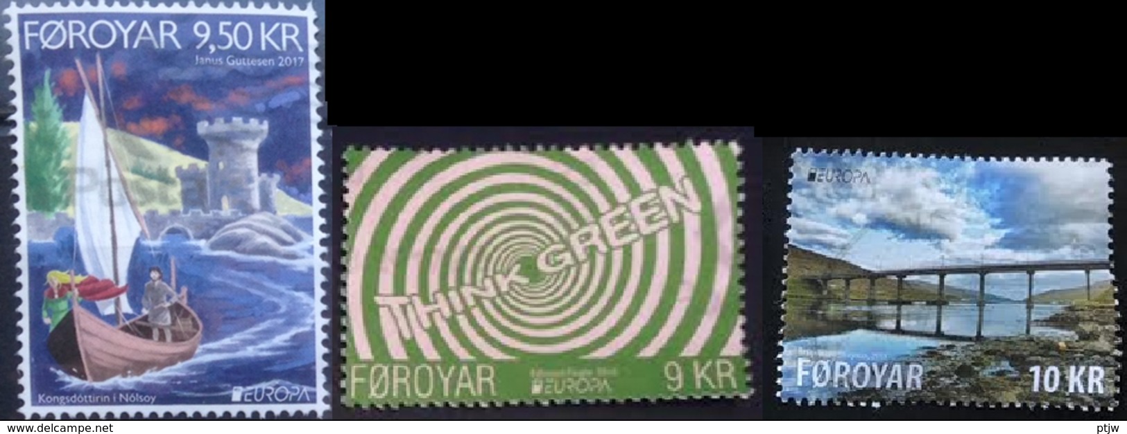 Used Stamp Of Faroe Islands 2018, 2017, 2016: Europa Europazegel Cept Faroer Combination - 2016