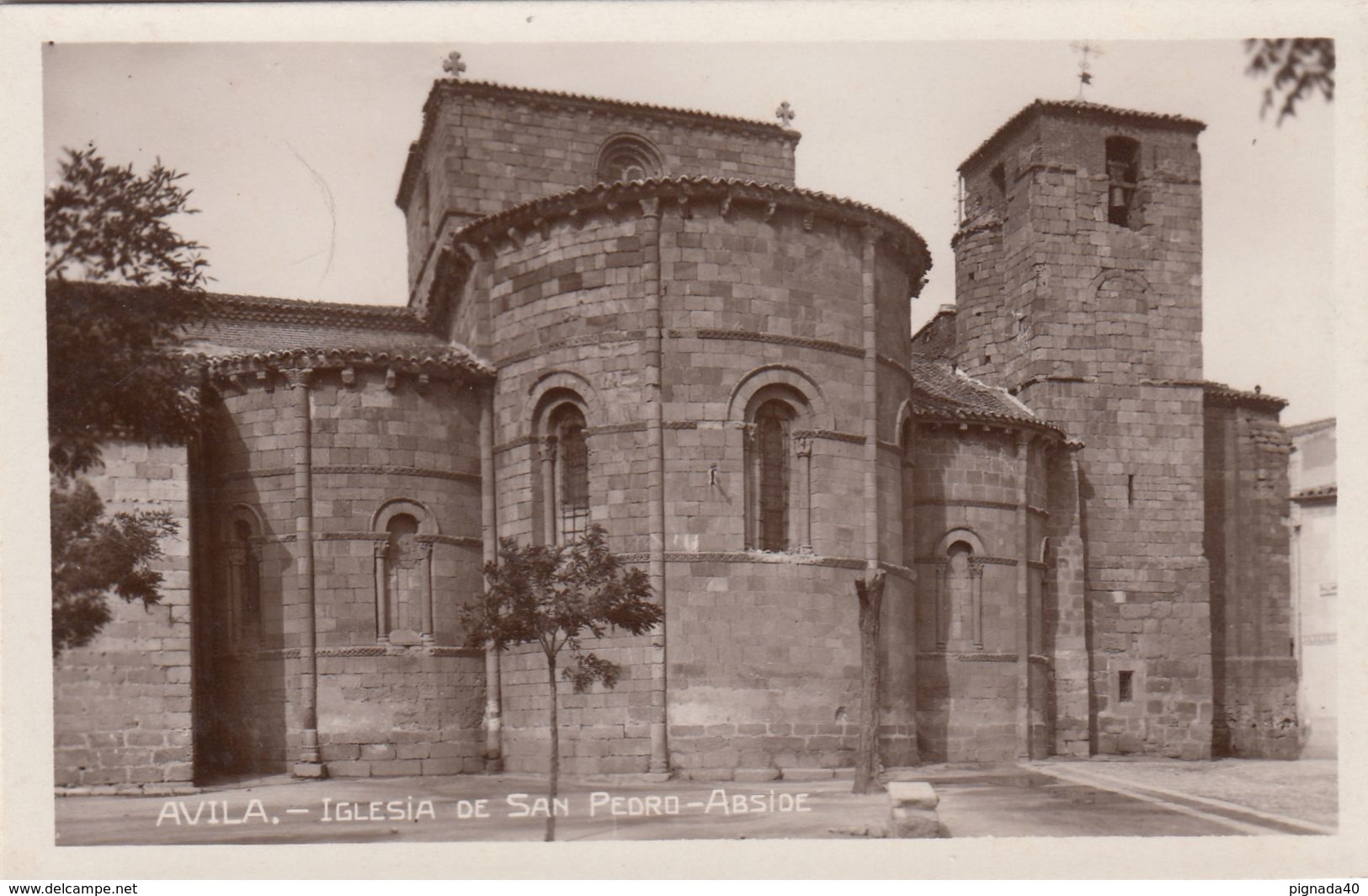 Cp , ESPAGNE , AVILA , Iglesia De San Pedro - Abside - Ávila