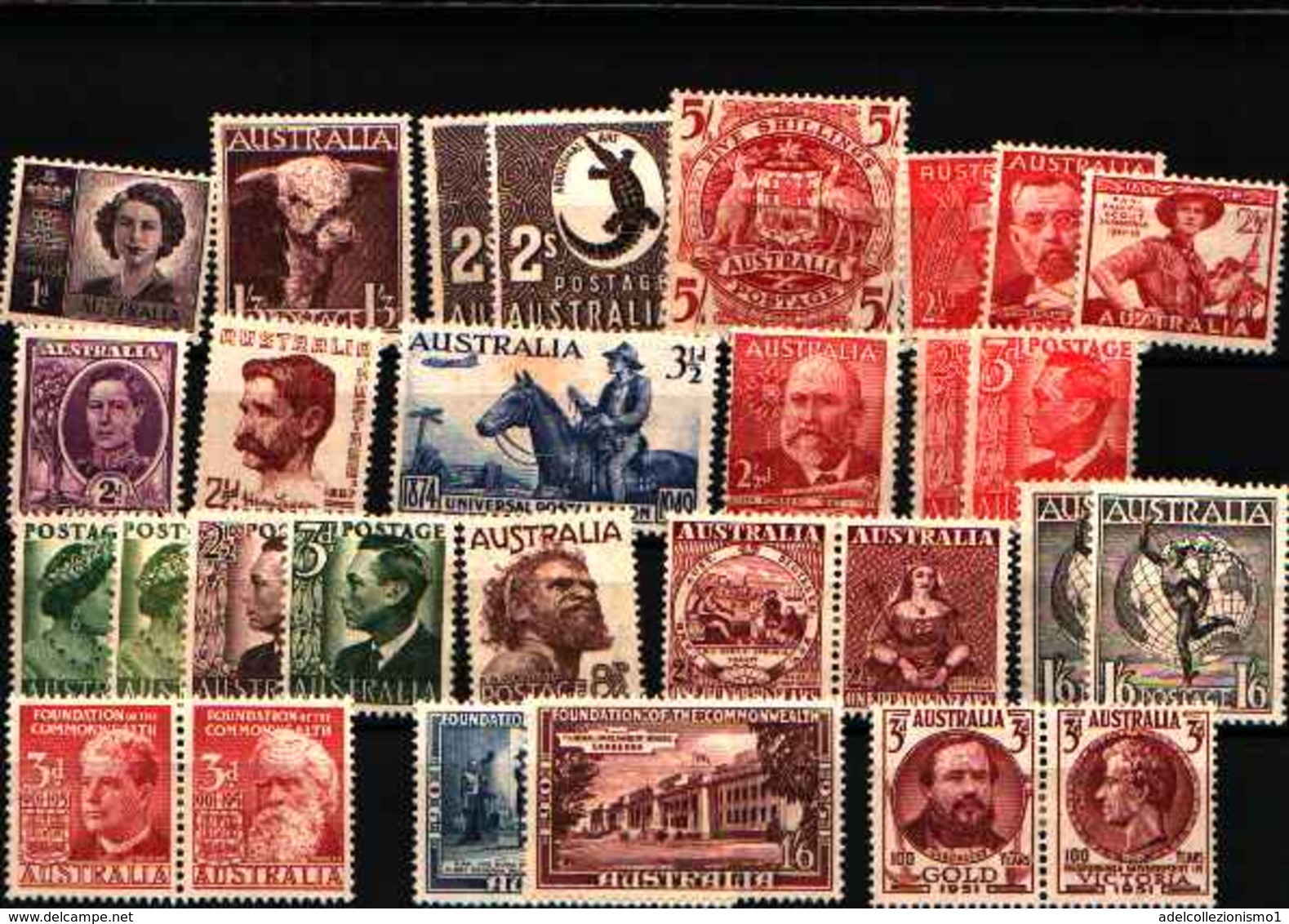 90330)  Australia LOTTO FRANCOBOLLI -MLH* - Mint Stamps