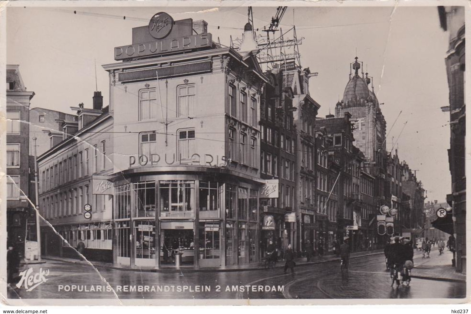 Amsterdam HECK's Popularis Rembrandtsplein 2 Hk Korte Reguliersdwarsstraat En Reguliersbreestraat    914 - Amsterdam