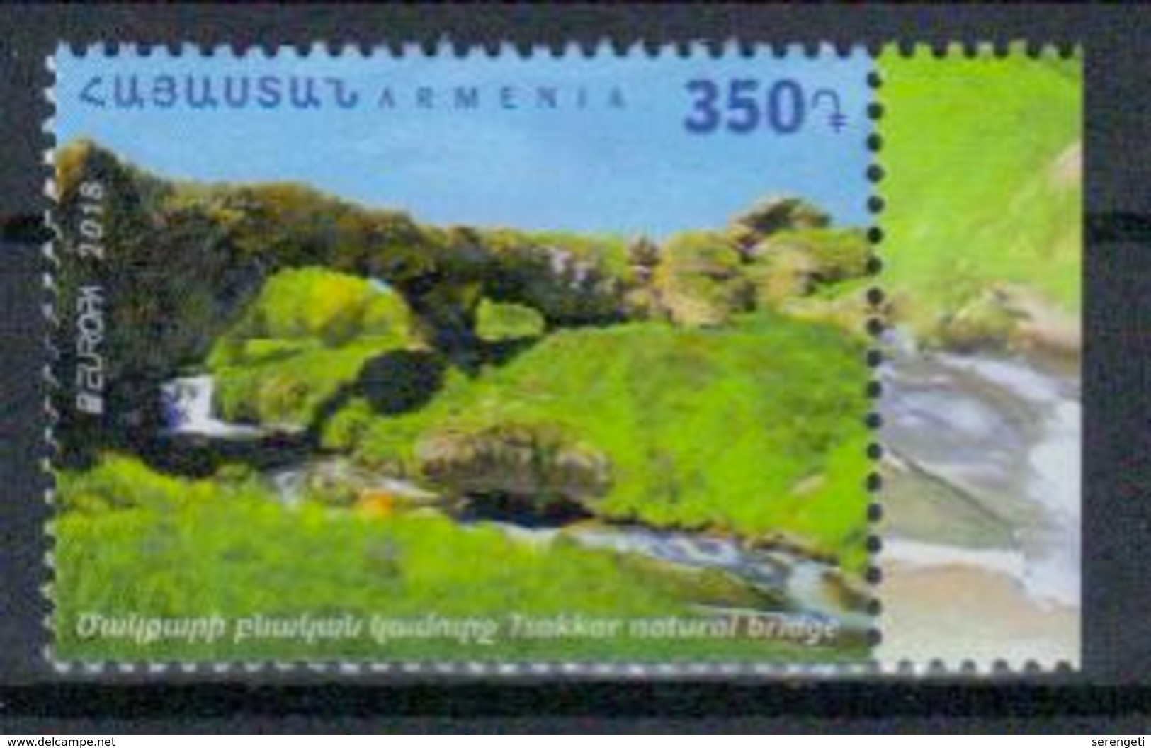 Armenien 'Europa, Tsakkar-Naturbrücke' / Armenia 'CEPT, Tsakkar Natural Bridge' **/MNH 2018 - Ponts