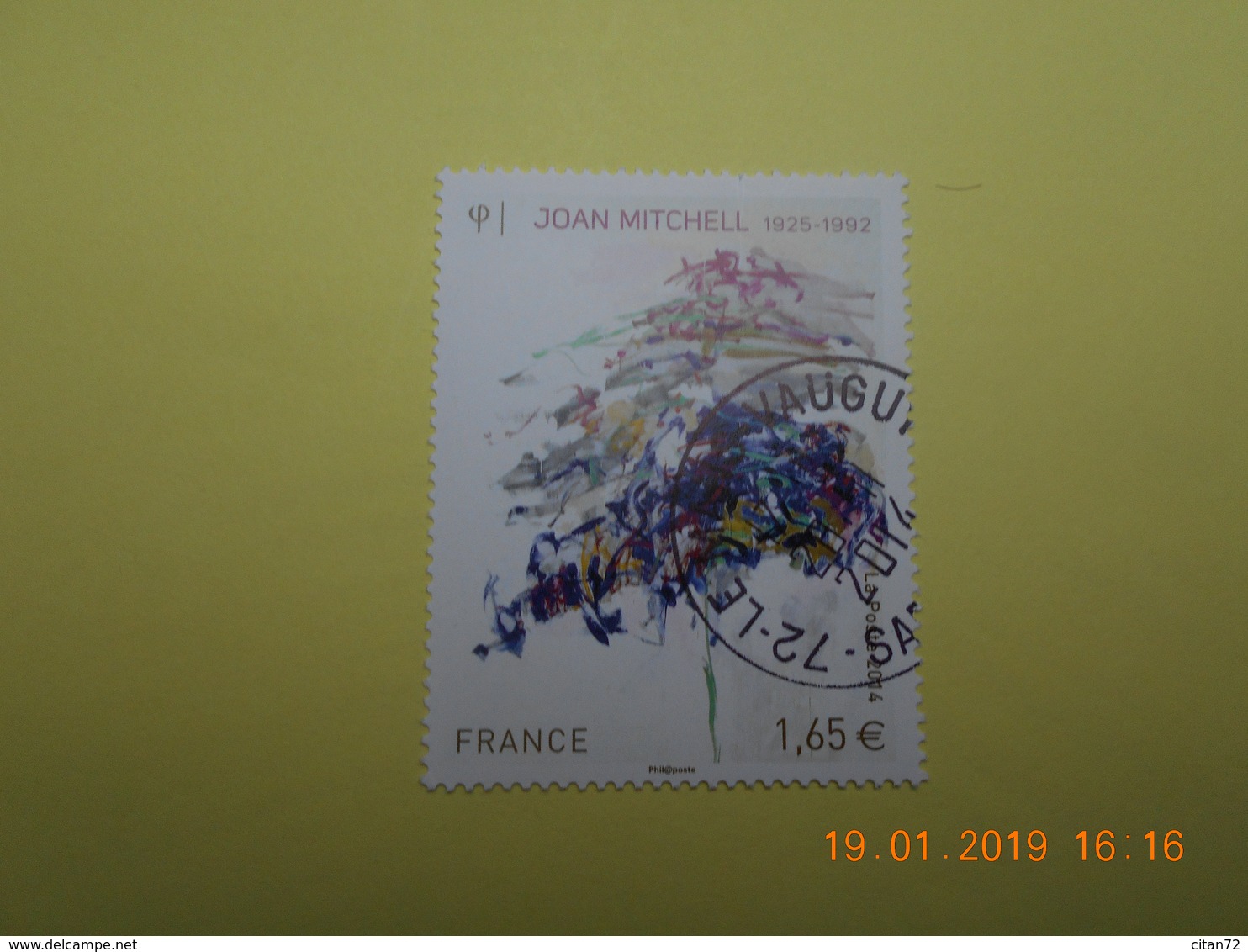 FRANCE 2014   YTN° 4849  JOAN MITCHELL (1925-1992)   TN Oblitéré - Used Stamps