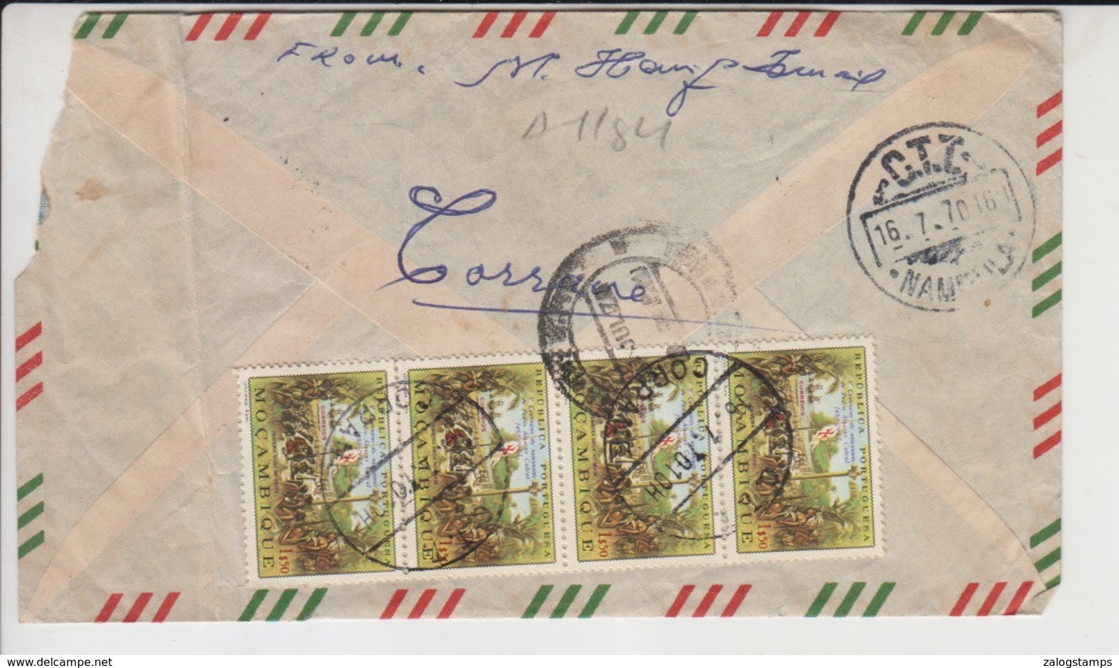 Mozambique Airmail Cover To Pakistan, Stamps    (A-1185) - Ghana (1957-...)