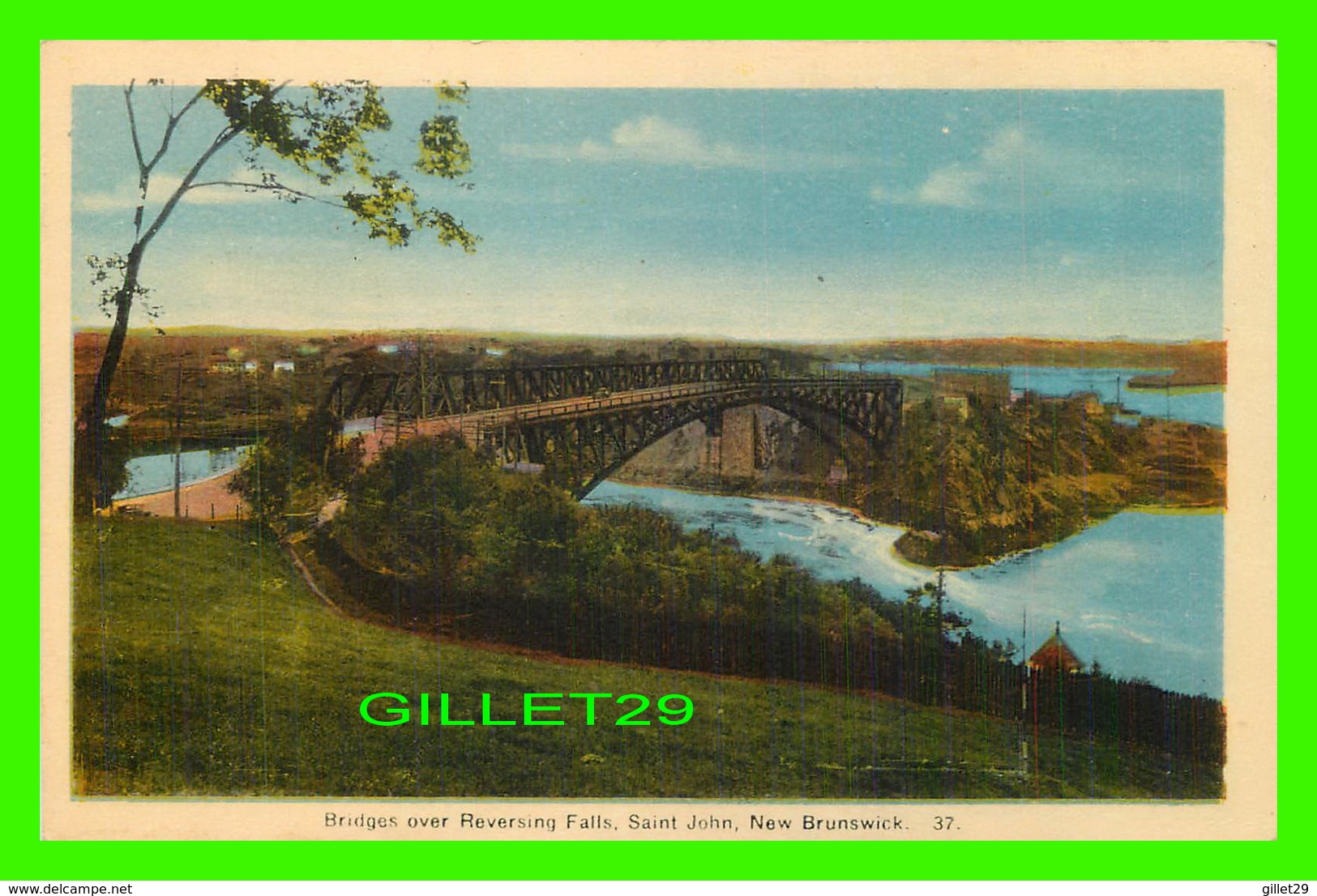 ST JOHN, NB - BRIDGES OVER REVERSING FALLS - PECO - - St. John