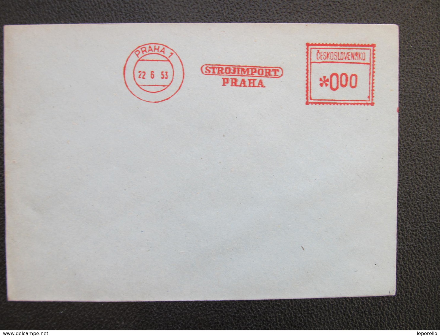 BRIEF Praha 1 Strojimport 1953 Frankotype Postfreistempel // L3806 - Briefe U. Dokumente