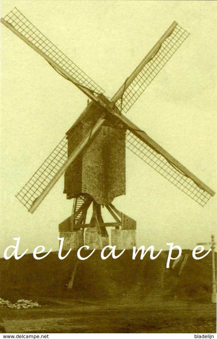 HOBOKEN (Antwerpen) - Molen/moulin - Zeldzame Opname Van De Verdwenen Rode Molen Omstreeks 1900. Mooie Close-up. TOP! - Antwerpen